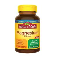 ราคา แมกนีเซียม Nature Made Magnesium 250 mg x 100 เม็ด Tablets (17207289517)