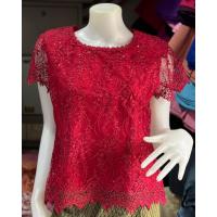 ราคา เสื้อลูกไม้ ผ้าใยบวบ แขนสั้น (13353363310)