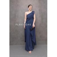 ราคา Mirrorsister 40228 1 ชุดกางเกงไหล่เดียว จั๊มสูทขายาว ชุดออกงาน ชุดไปงาน ชุดเพื่อนเจ้าสาว ชุดเรียบหรู ชุดปาดไหล่ (17449782184)