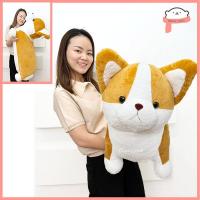 ราคา ตุ๊กตาหมาคอร์กี้ ตุ๊กตาหมาไซบีเรียน 30 55 90cm หมอนข้างหมา Corgi Syberian husky (24516674676)