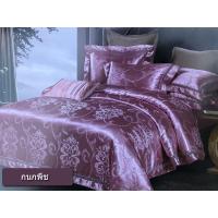ราคา ชุดเครื่องนอน ผ้าปูที่นอน ผ้าแพร 6 ชิ้น ขนาด 6 ฟุต (15422617069)