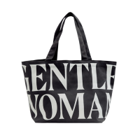 ราคา Gentlewoman Canvas Tote Bag White Black แฟชั่น กระเป๋า กระเป๋าเกี๊ยว กระเป๋าถือ กระเป๋าผ้า (24553886058)