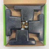 ราคา 4 Pack Cushion Air Conditioner Rubber Shock Absorbing Anti Vibration Isolator Pads Bracket Black (22824223918)