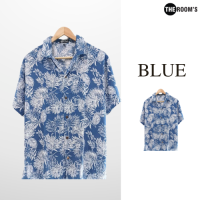 ราคา THE ROOMS เดอะรูม เสื้อฮาวาย โคตรนุ่ม แขนสั้น ผ้าไหมเย็นญี่ปุ่น ผ้าดีมาก ลาย Box Wood (21058572991)