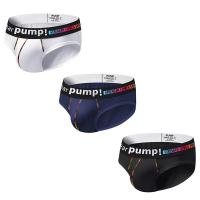 ราคา CMENIN PUMP 3Pcs ใหม่กางเกงผ้าฝ้าย Jockstrap กางเกงในชายสบายลื่นเซ็กซี่ชุดชั้นในชายกางเกงในชาย Mens MP292 (19959135432)