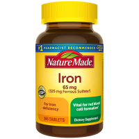 ราคา Nature Made Iron ธาตุเหล็ก โลหิตดี ผิวพรรณดี เติมพลังกาย ลดอ่อนเพลีย (24576520384)