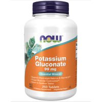 ราคา โพแทสเซียมกลูโคเนต Potassium Gluconate 99 MG 100 250 Tablets by NOW FOODS (23200890450)