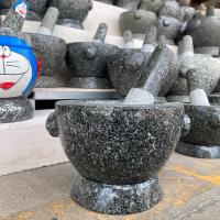 ราคา ครกหินแท้ ครกหิน ครกอ่างศิลา ทรงโบราณ ขนาดปากกว้าง 7 นิ้ว พร้อมสาก (3321486392)