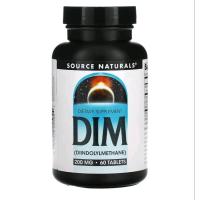 ราคา Source Naturals DIM Diindolylmethane 200 mg 60 Tablets (10265316436)