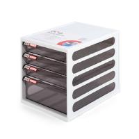 ราคา ตู้เอกสาร 4 ชั้น โครง ขาว เทาใส ONE (7464389543)