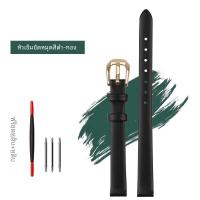 ราคา ของแท้ขนาดเล็ก หนัง สายนาฬิกาสําหรับผู้หญิงใช้งานร่วมกับ DW CK ELLE ROSEMONT PU หนัง สาย 6 8 10 มม Matte Finish (20201008542)