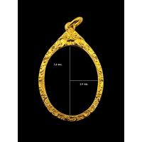 ราคา กรอบพระ งานรีดพับหลัง กรอบไข่ทองยกซุ้ม งานทองอิตาลี2 9 3 8 (23873630751)