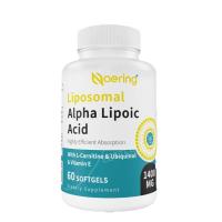 ราคา Naering Liposomal Alpha Lipoic Acid 1400mg with L Carnitine 1000mg 60 Softgels No 3485 (22164194020)