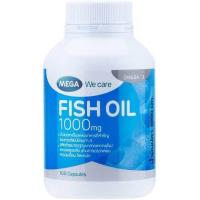 ราคา Fish Oil 1000mg Mega Wecare ฟิชออย 1000mg (19890602828)
