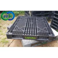 ราคา พาเลทพลาสติก ขาวินโด้ พาเลทพลาสติกสีดำ มือสอง ขนาด 110x130x13 cm PPK Pallet พีพีเค พาเลท (14550582954)
