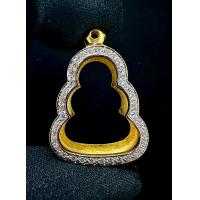 ราคา ตลับพระผิดตาวัดสะพานสูง เข้ารูปฝังเพชร (23343686018)