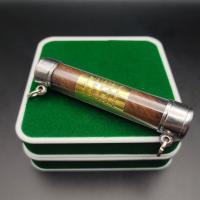 ราคา ตะกรุดหนังเสือไฟ พร้อมยันต์ห้าแถว อาจารย์หนู พร้อมเลี่ยมตะกรุดสแตนเลสอย่างดี พุทธคุณแคล้วคลาด มหาอุต (16861512433)