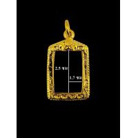 ราคา กรอบพระ กรอบล็อคเก็ตหลวงพ่อกวย งานรีดพับหลัง งานทองอิตาลี ขนาดหน้าจอ 1 7 2 5 (21595100873)