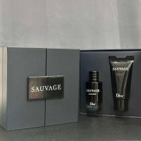 ราคา แท้ เซ็ตน้ำหอม Dior Set Sauvage EDP 10ml Shower Gel 20ml (24506368237)