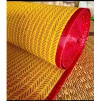 ราคา เสื่อวัด กว้าง 90 ซม ยาว 10 เมตร เสื่อยางพารา สีเหลือง สีแดง (22849521437)