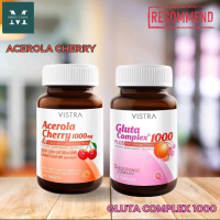 ราคา เซตผิว สูตร1 VISTRA Gluta Complex 1000 Plus Red Orange Extract VISTRA Acerola Cherry 1000mg Citrus Bioflavonoids plus อาหารเสริมเพื่อสุขภาพ by mies trading ส่งฟรี (21514651005)