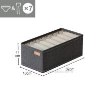 ราคา fvdte Folding Fabric Stackable Clothing Storage Box Closet Drawer Organizer Underwear Cabinets Jean Socks Bra Panties Armable Wardrobe (20439612888)