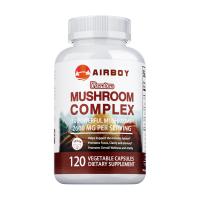 ราคา Airboy อาหารเสริมแคปซูล เห็ดถั่งเช่า เห็ดหลินจือ เห็ดเฮอริเซียม คอมเพล็กซ์เห็ดขั้นสูง ผลิตในสหรัฐอเมริกา (24508203568)