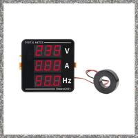 ราคา ZCFJ AC Ammeter Voltmeter Three Display Current Voltage Frequency Meter AC50 500V AC0 120A 10 99 9Hz (24113368785)