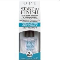 ราคา OPI Start to Finish 3 in 1 No box เป็น Base coat Top coat และ Strengthener ตัวบำรุง แท้ 100 (22581549711)
