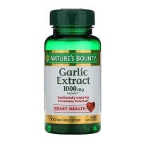 ราคา Natures Bounty Garlic Extract 1000 mg 100 Rapid Release Softgels (8777874738)