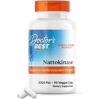 ราคา Doctors Best Nattokinase ถั่วหมักญึ่ปุ่น 2 000 FU of Enzyme 90 270 VC (21409383073)