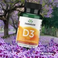 ราคา Vitamin D3 5000iu Swanson Size 250 softgels (20490731566)