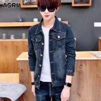 ราคา ASRV แจ็คเก็ตยีนส์ชาย เสื้อกันหนาว เสื้อแจ็คเก็ต เสื้อคลุมชาย เสื้อแจ็คเก็ตยีนส์ผู้ชายกระเป๋าสี่เหลี่ยมเข้าได้กับทุกชุดสไตล์เกาหลีเสื้อแจ็คเก็ตชายเสื้อยีนส์ชาย (10789716538)