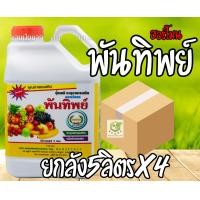 ราคา ยกลัง4แกลลอน ยาพันทิพย์ ฮอร์โมนน้ำขาว ตราหวีทอง 5000 ml ปุ๋ยพันทิพย์ พันทิพย์ (21457660074)