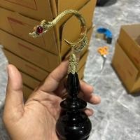 ราคา หัวกรงนกไม้ขาวดำ ตะท้อง ปลิง ปลายติดพลอย 719 (24356450644)