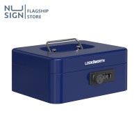 ราคา Nusign กล่องเหล็กเก็บเงิน กล่องเซฟ เซฟหิ้ว เซฟอเนกประสงค์ ขนาดเล็กกระทัดรัด มีหูหิ้ว พร้อมกุญแจ Cash Box (24551478048)