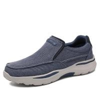ราคา Skechers สเก็ตเชอร์ส รองเท้าผู้ชาย Men SKECHERS USA Garza Conlen Shoes 202571 OLV NEW Plus size eu39 48 Mens walking shoes Air Cooled Memory Foam Classic Fit Goga Mat Arch (23497650920)