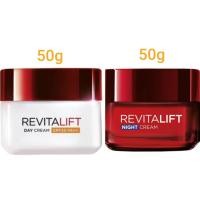 ราคา ของแท้ ลอรีอัล ปารีส รีไวทัลลิฟท์ เดย์ครีม 50 มล ไนท์ครีม 50 มล lorealmoisturizerครีมทาหน้าครีมบำรุงหน้ามอยเจอไรเซอร์ (23402045435)