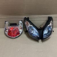 ราคา ไฟหน้า Nouvo Mx ฐานฟ้า ไฟท้าย นูโวmxแดง ใส พร้อมขั้วหลอด (18333784060)