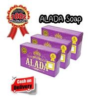 ราคา Alada Instant Whitening Soap สบู่อาลาดาแก้สิวผิวขาว 160g 3 ก้อน ของแท้100 มีบริการCOD (1400002541)