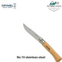 ราคา Opinel No 10 stainless steel มีดพับ (18251918484)