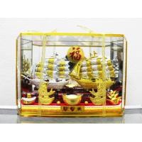 ราคา เรือสำเภาทองสำเภาเงิน เสริมโชคลาภหน้าที่การงาน ขนาด 7 นิ้ว (6191288810)