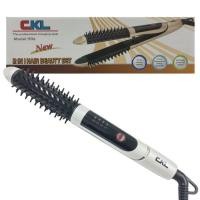 ราคา Banana มาใหม่ CKL 906 หวีแกนร้อน 2 in 1 หนีบตรง ม้วนผม หวีไฟฟ้า เครื่องม้วนผม ที่หนีบผม เครื่องหนีบผม ที่ม้วนผม (8644755064)