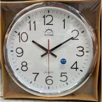 ราคา นาฬิกาติดผนัง สมอ รหัส 1614 นาฬิกาแขวน ทรงกลมขนาดใหญ่ ขนาด 16 นิ้ว นาฬิกาแขวนติดผนัง นาฬิกา ตราสมอ หน้าปัดกระจก มองเห็นตัวเลขชัด (12438630304)