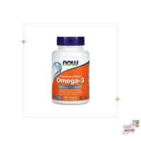 ราคา โอเมก้า 3 NOW Foods Omega 3 180 EPA 120 DHA 30 100 200 เม็ด Softgels น้ำมันปลาของแท้จากอเมริกา (21447448469)