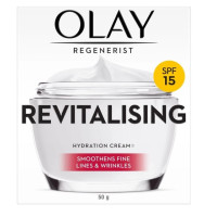ราคา OLAY Regenerist Revitalizing SPF 15 เดย์ครีม สูตรผสมสารกันแดด 50g Day Cream SPF 15 ตลับใหญ่ 50g EXP 03 2027 (21623507333)