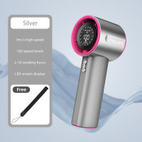 ราคา PHILIPS Turbo Fan มินิพัดลม พัดลมมือถือ ปรับความเร็วได้ 0 100ระดับ จอแสดงผล LED แสดงระดับแบตเตอรี่ พัดลมพกพา ชาร์จ USB ความเร็วสูง พัดลมพกพา มือถือพัดลมขนาดเล็ก พัดลมระบายความร้อน พัดลมพกพาชาร์จ ไร้สา