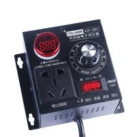 ราคา 4000W AC 110V 220V SCR Voltage Regulator Motor Speed Controller Electronic Dimmer Thermostat Governing ตัวควบคุมแรงดันไฟฟ้ามอเตอร์ตัวควบคุมความเร็วอิเล็กทรอนิกส์ Dimmer Thermostat Governing (244848465