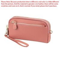 ราคา Smart King กระเป๋าคลัชของสตรีหนังวัวแท้แฟชั่นมีซิปความจุขนาดใหญ่ทรงยาวสำหรับผู้หญิง (14689653665)