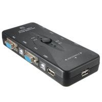 ราคา USB 2 0 KVM 4 Port Switch Box NO CABLE (1402522248)